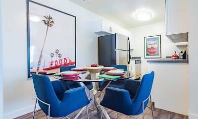 Dining Room, The Grove Apartments, 1