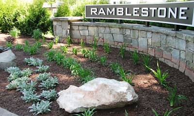 Community Signage, Ramblestone Apartments, 0