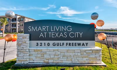 Community Signage, Smart Living at Texas City, 2
