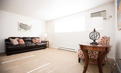 Living Room, Andover Apartments, 1