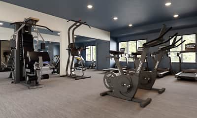 Fitness Weight Room, Axle, 2