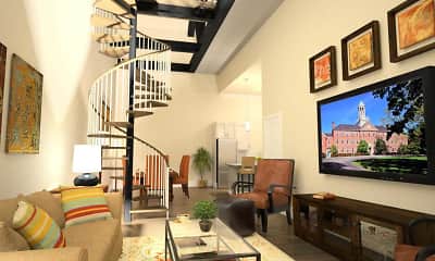 Living Room, Chappaqua Crossing Apartments, 1