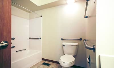 Bathroom, Fox Pointe Apartments, 2