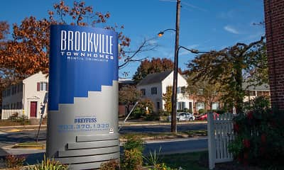 Community Signage, Brookville Townhomes, 1