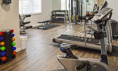 Fitness Weight Room, Sugar Hill Overlook Townhomes, 2