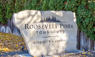 Community Signage, Roosevelt Pines, 2