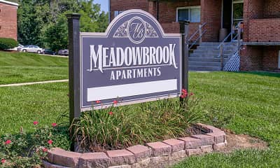 Community Signage, Meadowbrook Apartments, 1