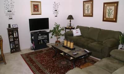 Living Room, Waterway Court Apartments, 0