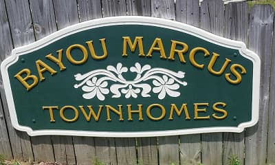 Community Signage, Bayou Marcus Townhomes, 0
