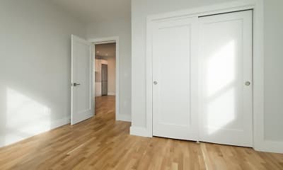 view of hardwood floored bedroom, 136 Highland Avenue, 2