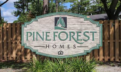 Community Signage, Pine Forest Homes, 2