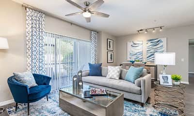 Living Room, The Arbors at Carrollwood Apartments, 0