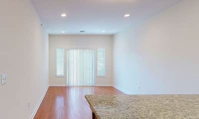hallway featuring parquet floors and natural light, Morristown Gateway Apartments, 2