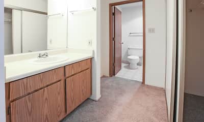 Bathroom, Creekside Apartments, 2