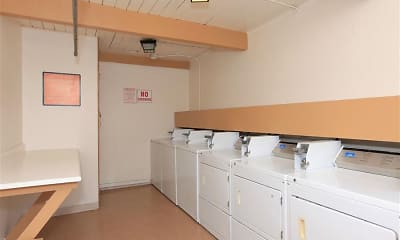 laundry room featuring separate washer and dryer, Mission Terrace Apartments, 2