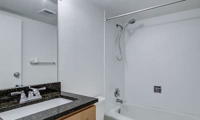 Bathroom, Dawson Village Apartments, 2
