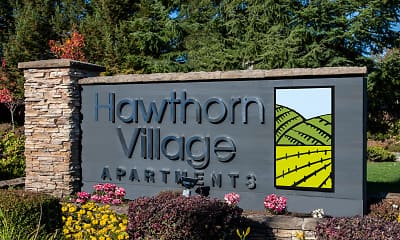 Community Signage, Hawthorn Village, 2
