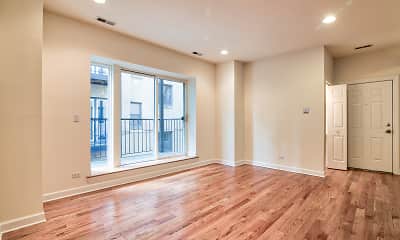 empty room featuring hardwood floors and natural light, 3348 W Wilson, 1