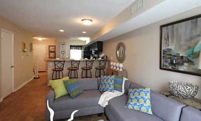 Living Room, Waterford Village Apartments, 0