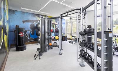 Fitness Weight Room, Park Square, 1