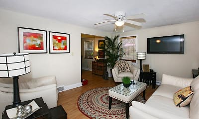 Living Room, Crestwood Townhomes, 1