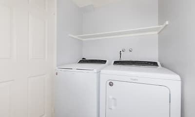 clothes washing area with separate washer and dryer, Summit At Warner Center, 2