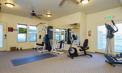 Fitness Weight Room, SITE Layton, 2
