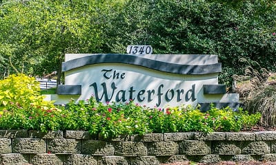 Community Signage, The Waterford Apartments, 2