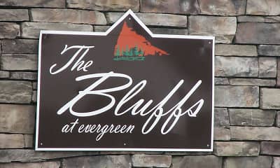 Community Signage, Bluffs at Evergreen, 0