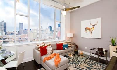 Living Room, Goldtex Apartments, 1