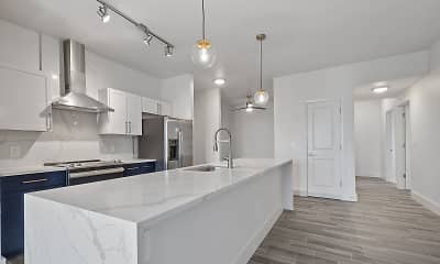 Kitchen, The Lofts at West 7th, 1