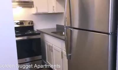 Kitchen, Golden Nugget Apartments, 0