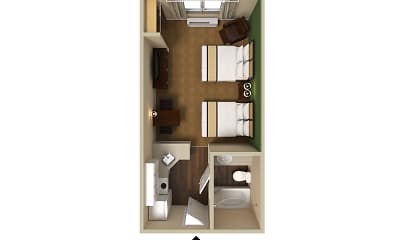 Furnished Studio - Springfield - South, 2