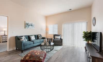 Living Room, Lake Ridge Apartments, 1
