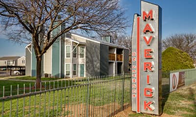 Community Signage, The Maverick on Seymour, 2