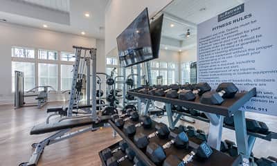 Fitness Weight Room, Retreat at Arden Farms, 1