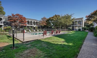 view of home's community featuring an expansive lawn, Sunset Station, 2
