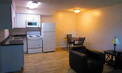 Kitchen, Citron Apartments, 1