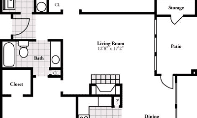 floor plan, Crowne Club, 2