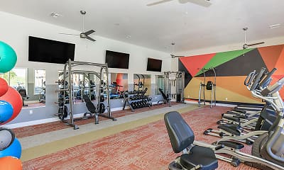 Fitness Weight Room, Sonoran Reserve, 1