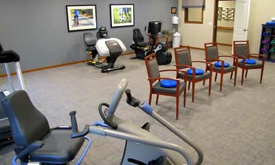 Fitness Weight Room, Powers Ridge Senior Living, 1