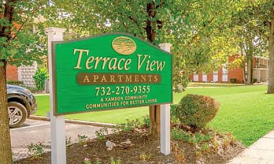 Community Signage, Terrace View Apartments, 0