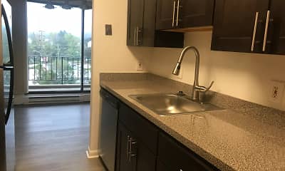 Kitchen, Courtside Square Apartments and Suites, 1