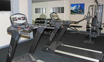 Fitness Weight Room, Hawthorne Gardens Apartments, 2