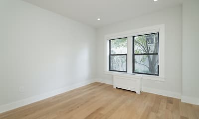 empty room featuring parquet floors and natural light, 123 Highland Avenue, 1