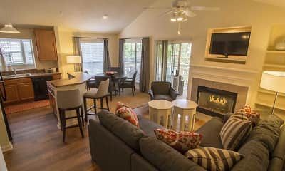 Living Room, Crescent Arbors Apartment Homes, LLC, 1
