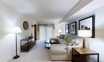 Living Room, Fox Meadow Apartments and Townhomes, 1