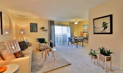 Living Room, Silver Spring Station Apartment Homes, 0