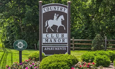 Community Signage, Country Club Manor Apartments, 2