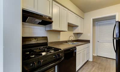 Kitchen, Bent Creek Apartments and Townhomes, 1